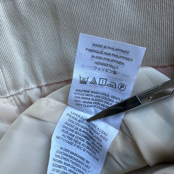 J. Crew Colorful Jacquard Stripe Pencil Skirt Straight Skirt Lined Fringe Hem - Picture 13 of 16